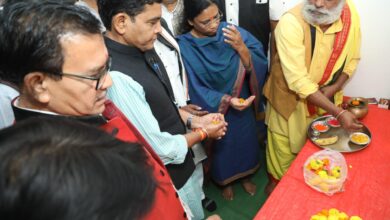 राजस्व मंत्री श्री टंकराम वर्मा कांकेर जिले के संक्षिप्त प्रवास पर रहे…