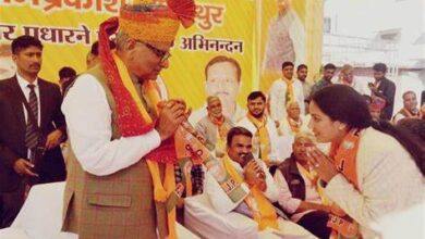 रायपुर पहुंचे भाजपा प्रभारी ओम माथुर