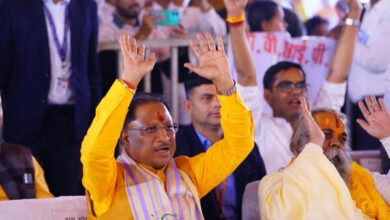 प्रधानमंत्री के संबोधन में जैसे ही माता शबरी का जिक्र आया, शिवरीनारायण के नागरिकगणों ने जय श्रीराम और जय माता शबरी के नारे लगाये