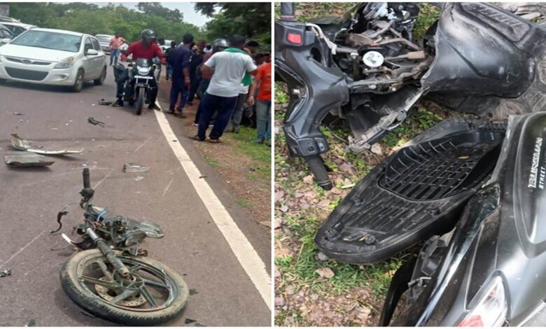 सड़क हादसा: तेज रफ्तार ट्रक ने बाइक को टक्कर मरते हुए डेढ़ किमी तक घसीटा, बाइक चालक हुआ घायल…