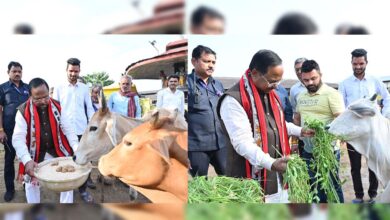 गौमाता की सेवा बहुत पुण्य का काम है: कृषि मंत्री श्री राम विचार नेताम