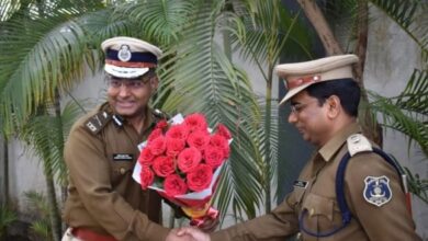 आईजी अमरेश मिश्रा और एसपी संतोष कुमार ने किया पदभार ग्रहण