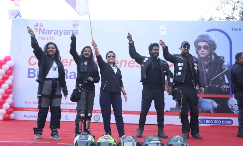 विश्व कैंसर दिवस के अवसर पर MMI नारायणा हॉस्पिटल द्वारा बाइक रैली का आयोजन विश्व कैंसर दिवस के अवसर पर MMI नारायणा हॉस्पिटल द्वारा बाइक रैली का आयोजन