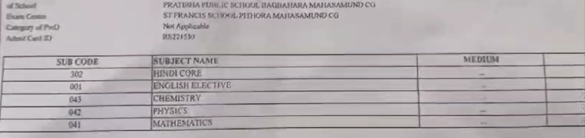 School management refuses to accept mistake after complaint written 'English elective' instead of English core.
