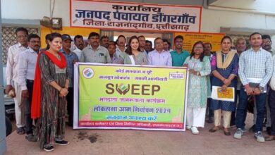 जिला पंचायत सीईओ ने ग्रामीणों को मतदान के लिए जागरूक करने के दिए निर्देश…