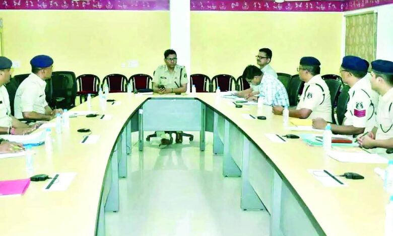 अब जब्त मादक पदार्थो का होगा नष्टीकरण, एसएसपी ने ली मीटिंग