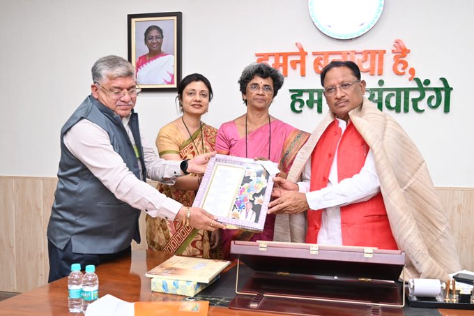 वरिष्ठ वैज्ञानिकों ने की मुख्यमंत्री साय से मुलाकात, परमाणु ऊर्जा के संबंध में चर्चा की…