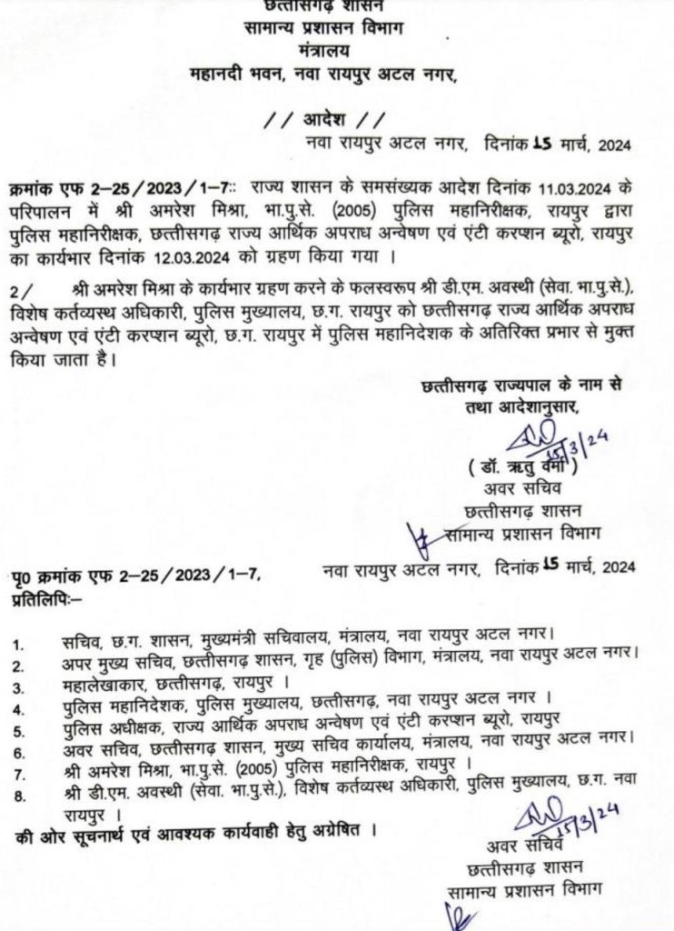  IPS अमरेश मिश्रा 