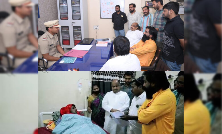 विधायक पुरंदर मिश्रा थाना पहुंच विवादित घटना की मांगी जानकारी, आरोपियों की गिरफ्तारी के दिए निर्देश…