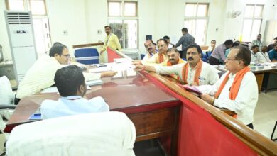 राजनांदगांव से भाजपा प्रत्याशी संतोष पांडेय ने दाखिल किया नामांकन, सीएम भी रहे मौजूद