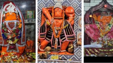 हनुमान जन्मोत्सव पर मंदिरों में उमड़ी भक्तों की भीड़