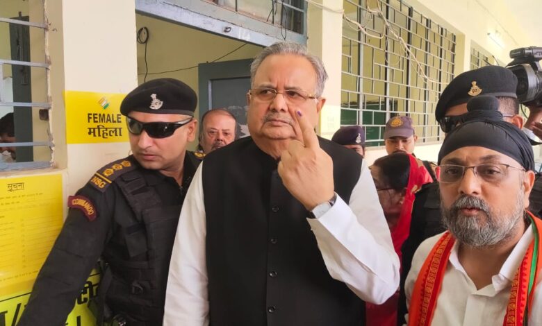 विधानसभा अध्यक्ष डॉ. रमन सिंह ने डाला वोट