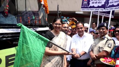 मतदाताओं को जागरूक करने निकाली गई बाइक रैली, स्वीप एक्सप्रेस