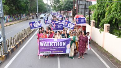 स्वीप टीम ज़िला प्रशासन रायपुर द्वारा किया गया वॉकाथॉन का आयोजन