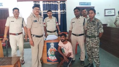 नशे का व्यापार करने वाले पर प्रहार, गांजा के साथ गिरफ्तार