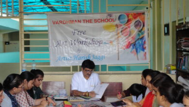 पेंसिल आर्ट और पोस्टर आर्ट की बारीकियाँ सीखीं वर्धमान स्कूल की टीचर्स ने, सात दिवसीय फ्री वर्कशॉप के माध्यम से राष्ट्रीय पुरस्कार प्राप्त हरीश जग्गी दे रहे हैं प्रशिक्षण…