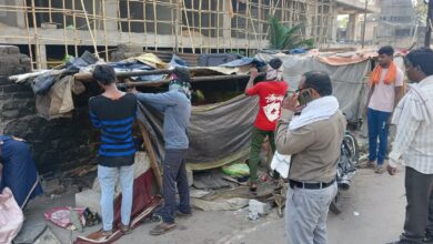 कटोरा तालाब मार्ग बूढ़ी माता मन्दिर के पास नाले के उपर कब्जा हटाया, 2 डम्पर कचरा बाहर निकला