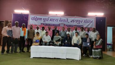 रायपुर रेल परिवार के 22 सदस्य हुए सेवानिवृत्त