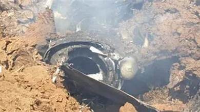 वायुसेना का टोही विमान क्रैश, दहशत