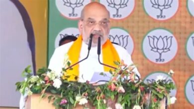 कोरबा में अमित शाह की सभा, बोले- मोदी जी को प्रधानमंत्री बनाएं, खत्‍म कर देंगे नक्‍सलवाद की समस्‍या