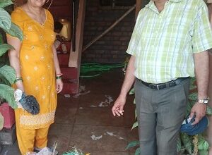 घरों से गीला-सूखा कचरा अलग करने जनजागरण