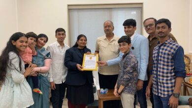 रितेश जैन का नाम गोल्डन बुक ऑफ वर्ल्ड रिकार्ड में