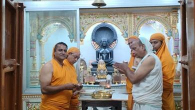 दिगंबर जैन बड़ा मंदिर में मनाया गया भगवान महावीर का तप कल्याणक दिवस