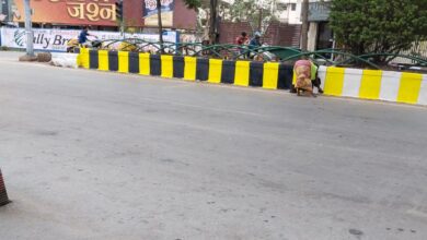 रंगरोगन सौंदर्यीकरण से मार्गो की सुन्दरता निखारने का कार्य