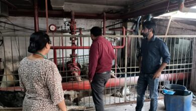 पूनो एवं री बाउंस प्ले जोन का निरीक्षण कर अग्नि सुरक्षा उपकरणों का किया निरीक्षण