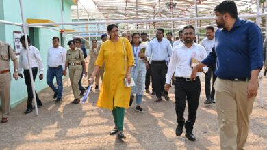 मुख्य निर्वाचन पदाधिकारी कंगाले ने मतगणना के लिए स्ट्रांग रूम और मतगणना कक्ष की तैयारियों का जायजा