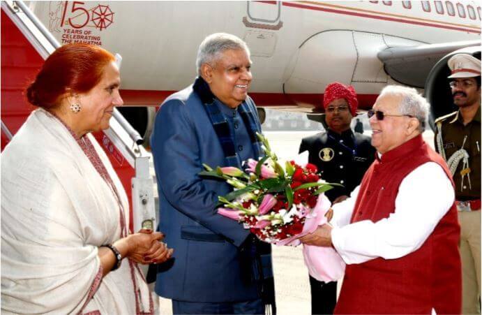 राज्यपाल ने उपराष्ट्रपति को फोन कर जन्मदिन की बधाई दी…