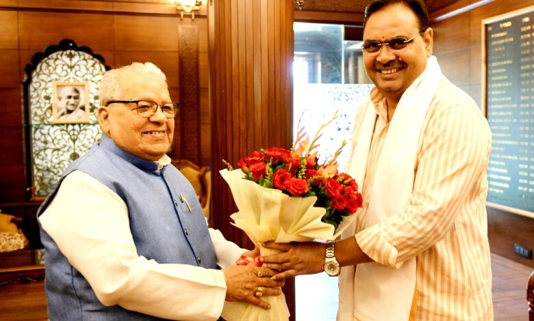 राज्यपाल से मुख्यमंत्री श्री भजन लाल शर्मा ने शिष्टाचार मुलाकात की…