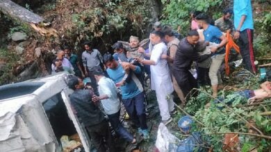 खाई में गिरी गाड़ी : एक ही परिवार के 3 सदस्यों समेत 7 लोगों की मौत
