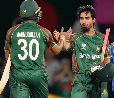 टी20 वर्ल्ड कप : बांग्लादेश ने श्रीलंका को हराया