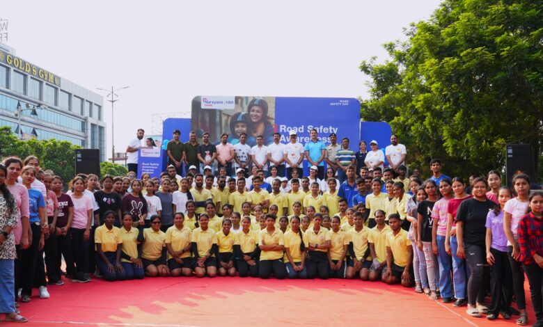 एमएमआई नारायणा हॉस्पिटल के सड़क सुरक्षा जागरूकता कार्यक्रम में 500 से अधिक लोगों ने भाग लिया…