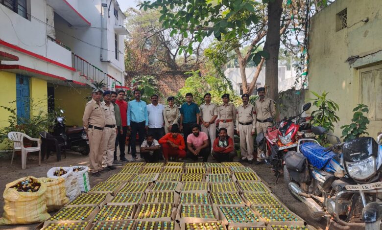 आबकारी विभाग द्वारा की गई कार्यवाही, 597 आरोपी गिरफ्तार