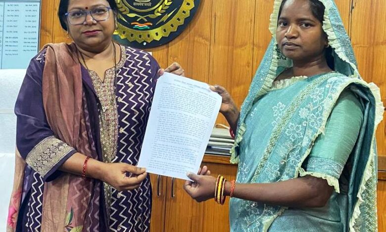 बेदमति को एक माह में ही मिली अनुकंपा नियुक्ति