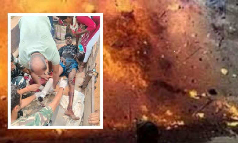 बीजापुर में नक्सलियों के लगाए आईईडी की चपेट में आया ग्रामीण, घायल