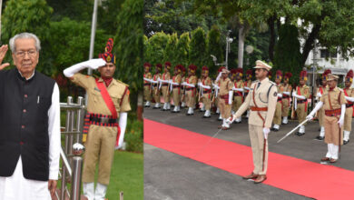 निवर्तमान राज्यपाल श्री विश्वभूषण हरिचंदन को दी गई भावभीनी विदाई