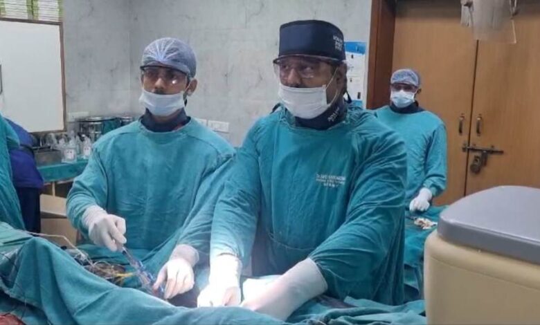 पहली बार किडनी की नस में 100 प्रतिशत रूकावट, लेजर एक्जाइमर विधि से एसीआई में सफल उपचार