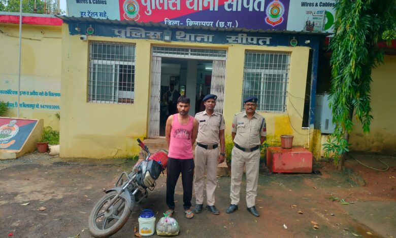 चोरी के मामला को किया चंद घंटो में पर्दाफाश आरोपी चढा पुलिस के हत्थे