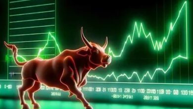 शेयर बाजार में रिकॉर्ड बढ़त, सेंसेक्स उछला