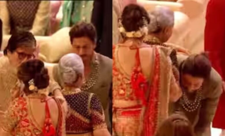 अनंत अंबानी और राधिका मर्चेंट की शादी में शाहरुख खान ने फिर जीता सभी का दिल अनंत अंबानी और राधिका मर्चेंट की शादी में शाहरुख खान ने फिर जीता सभी का दिल