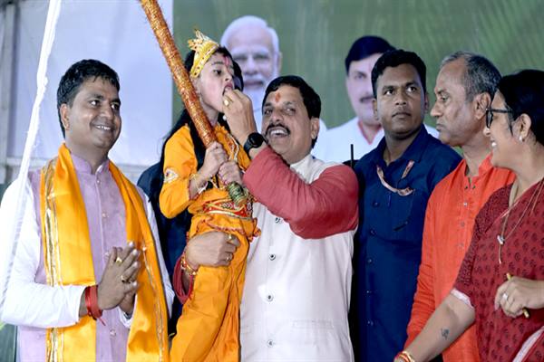 भगवान श्रीकृष्ण का दिव्य जीवन अनुकरणीय : मुख्यमंत्री डॉ. यादव