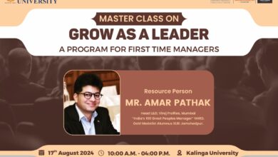 कलिंगा विश्वविद्यालय के CTCD ने “लीडर के रूप में विकसित हों: पहली बार प्रबंधकों के लिए एक कार्यक्रम” पर सेमिनार आयोजित किया