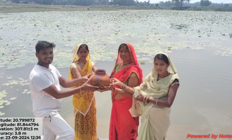 108 अमृत सरोवर और परकोलेशन टैंक के पानी से होगा जल अभिषेक