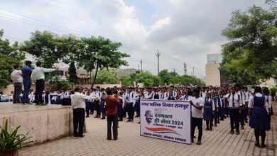 स्वच्छता साइक्लाथाॅन रैली निकालकर जन-जन को विद्यार्थियों ने दिया स्वच्छता सन्देश स्वच्छता साइक्लाथाॅन रैली निकालकर जन-जन को विद्यार्थियों ने दिया स्वच्छता सन्देश