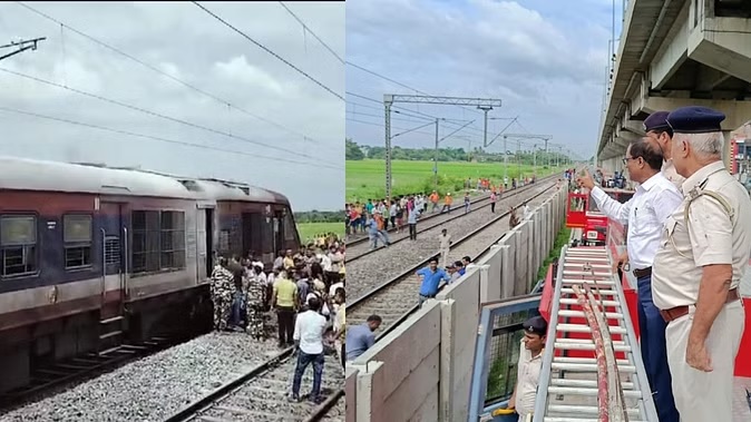 ट्रेन में लगी आग, मची अफरातफरी ट्रेन में लगी आग, मची अफरातफरी