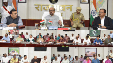 राष्ट्रपति श्रीमती द्रौपदी मुर्मु के प्र्रवास के संबंध में राज्यपाल श्री डेका ने तैयारियों की समीक्षा की