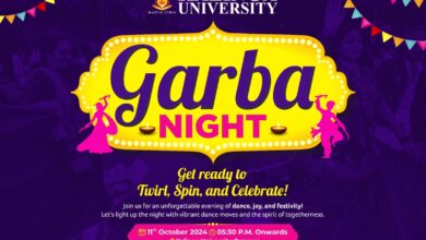 कलिंगा विश्वविद्यालय में नवरात्रि समारोह धूमधाम से मनाया गया